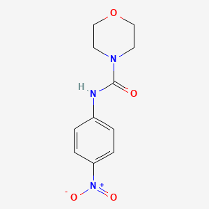 molecular formula C11H13N3O4 B8814577 N-(4-nitrophenyl)morpholine-4-carboxamide CAS No. 36894-28-7