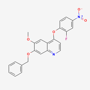 7-(Benzyloxy)-4-(2-fluoro-4-nitrophenoxy)-6-methoxyquinoline