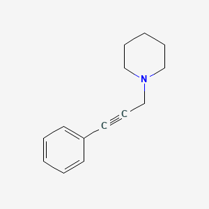 molecular formula C14H17N B8814601 1-(3-phenylprop-2-yn-1-yl)piperidine CAS No. 2568-57-2