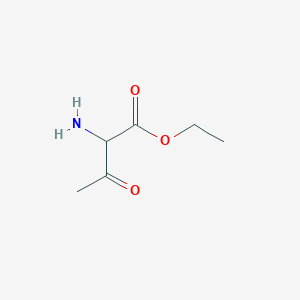 molecular formula C6H11NO3 B8814631 Ethyl 2-amino-3-oxobutanoate CAS No. 65880-43-5