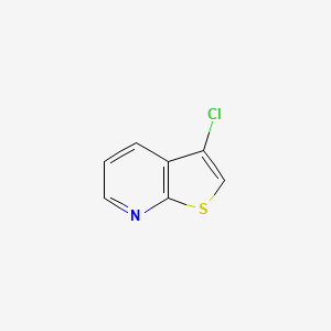 molecular formula C7H4ClNS B8814657 3-Chlorothieno[2,3-b]pyridine CAS No. 53399-36-3
