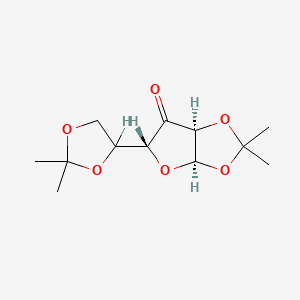 (3aR,5R,6aS)-5-(2,2-dimethyl-1,3-dioxolan-4-yl)-2,2-dimethyl-3a,6a-dihydrofuro[2,3-d][1,3]dioxol-6-one