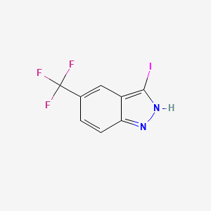 3-Iodo-5-(trifluoromethyl)-1H-indazole
