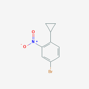 4-Bromo-1-cyclopropyl-2-nitrobenzene