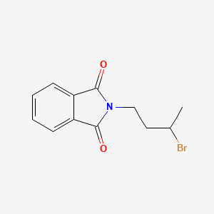 molecular formula C12H12BrNO2 B8814741 2-(3-Bromobutyl)isoindoline-1,3-dione CAS No. 130400-64-5
