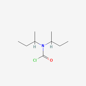 molecular formula C9H18ClNO B8814759 Bis(1-methylpropyl)carbamic chloride CAS No. 36756-72-6