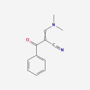 molecular formula C12H12N2O B8814768 2-Benzoyl-3-dimethylaminoacrylonitrile CAS No. 52200-09-6