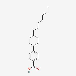 molecular formula C20H30O2 B8814773 4-(trans-4Heptylcyclohexyl)benzoic acid 