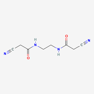 molecular formula C8H10N4O2 B8814797 N,N'-Ethylenebis[2-cyanoacetamide] CAS No. 3216-88-4