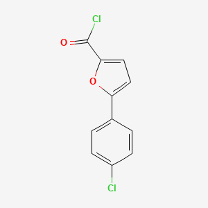 molecular formula C11H6Cl2O2 B8814875 5-(4-chlorophenyl)furan-2-carbonyl Chloride CAS No. 57753-80-7