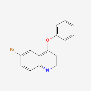 molecular formula C15H10BrNO B8814892 6-Bromo-4-phenoxyquinoline 