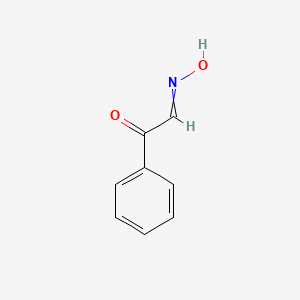 molecular formula C8H7NO2 B8814894 Benzeneacetaldehyde, alpha-oxo-, aldoxime 