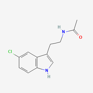 molecular formula C12H13ClN2O B8814906 N-[2-(5-chloro-1H-indol-3-yl)ethyl]acetamide 