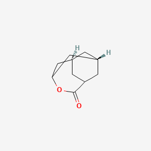 molecular formula C10H14O2 B8814961 (1R,3r,6s,8S)-4-Oxatricyclo[4.3.1.13,8]undecan-5-one 
