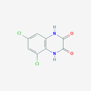 molecular formula C8H4Cl2N2O2 B8814974 6,8-DICHLORO-3-HYDROXY-2(1H)-QUINOXALINONE 