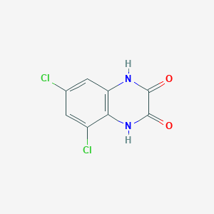 molecular formula C8H4Cl2N2O2 B8814974 5,7-Dichloro-1,4-dihydroquinoxaline-2,3-dione 