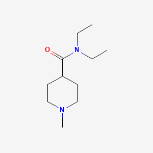 molecular formula C11H22N2O B8815003 N,N-diethyl-1-methylpiperidine-4-carboxamide CAS No. 6339-83-9