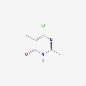 molecular formula C6H7ClN2O B8815035 6-Chloro-2,5-dimethylpyrimidin-4(1h)-one 