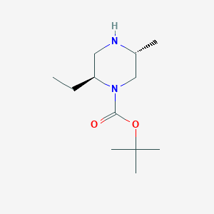 tert-butyl (2S,5R)-2-ethyl-5-methylpiperazine-1-carboxylate