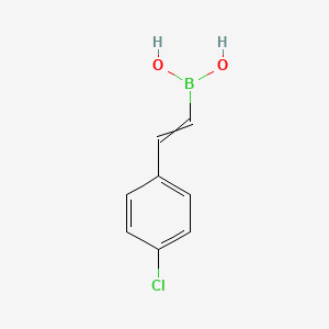 molecular formula C8H8BClO2 B8815099 trans-2-(4-Chlorophenyl)vinylboronicacid 