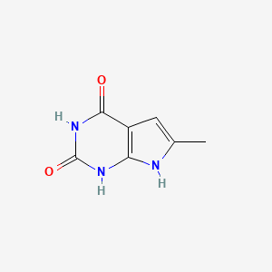 molecular formula C7H7N3O2 B8815105 6-methyl-1H-Pyrrolo[2,3-d]pyrimidine-2,4(3H,7H)-dione 