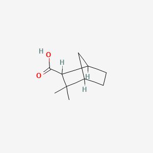 molecular formula C10H16O2 B8815108 3,3-Dimethylbicyclo[2.2.1]heptane-2-carboxylic acid CAS No. 474-10-2