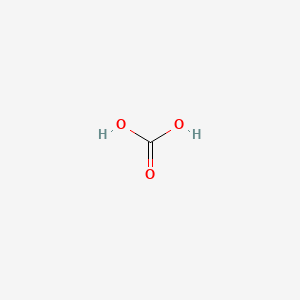 molecular formula H2CO3<br>CH2O3 B8815115 Carbonic Acid CAS No. 22719-67-1
