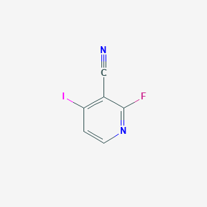 molecular formula C6H2FIN2 B8815125 2-Fluoro-4-iodonicotinonitrile 