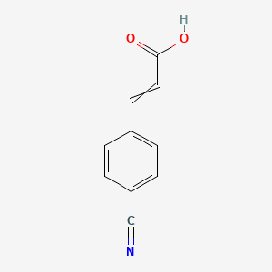 molecular formula C10H7NO2 B8815140 p-Cyanocinnamic acid 