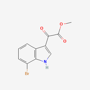 molecular formula C11H8BrNO3 B8815147 Methyl 2-(7-Bromo-3-indolyl)-2-oxoacetate 