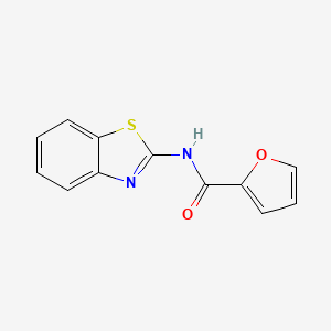 molecular formula C12H8N2O2S B8815182 N-(1,3-benzothiazol-2-yl)furan-2-carboxamide CAS No. 87874-18-8