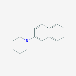 molecular formula C15H17N B8815184 1-(Naphthalen-2-yl)piperidine 
