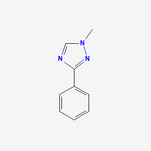 molecular formula C9H9N3 B8815194 1-Methyl-3-phenyl-1H-1,2,4-triazole CAS No. 39696-58-7