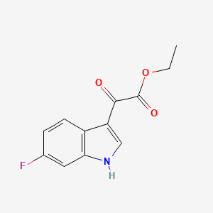 molecular formula C12H10FNO3 B8815200 Ethyl 2-(6-Fluoro-3-indolyl)-2-oxoacetate 