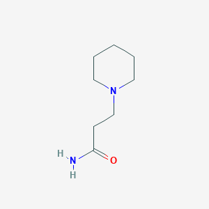 molecular formula C8H16N2O B8815219 3-(Piperidin-1-yl)propanamide CAS No. 4269-30-1