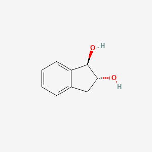 molecular formula C9H10O2 B8815225 trans-1,2-Indandiol 