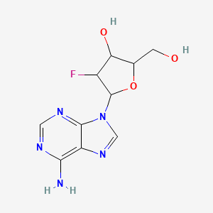 molecular formula C10H12FN5O3 B8815236 9-(2-Deoxy-2-fluoro-b-D-xylofuranosyl)-9H-purin-6-amine 