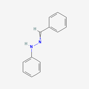 molecular formula C13H12N2 B8815247 Benzaldehyde, phenylhydrazone 