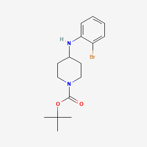 molecular formula C16H23BrN2O2 B8815255 tert-Butyl 4-((2-bromophenyl)amino)piperidine-1-carboxylate CAS No. 887583-70-2