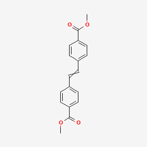 molecular formula C18H16O4 B8815263 4,4'-Bis(carbomethoxy)stilbene 