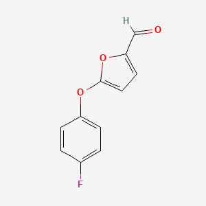 5-(4-Fluorophenoxy)furan-2-carbaldehyde