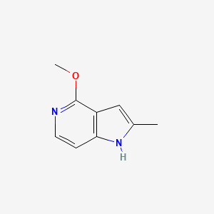 molecular formula C9H10N2O B8815279 4-methoxy-2-methyl-1H-pyrrolo[3,2-c]pyridine CAS No. 936572-00-8