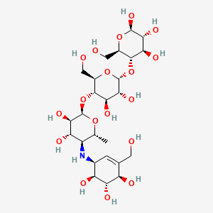 molecular formula C25H43NO18 B8815303 acarbose 