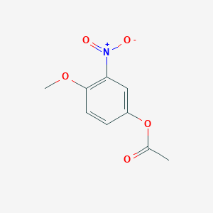 molecular formula C9H9NO5 B8815308 4-Methoxy-3-nitrophenyl acetate CAS No. 39653-87-7