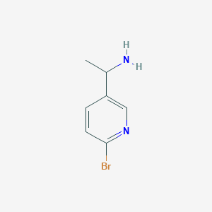 molecular formula C7H9BrN2 B8815326 1-(6-Bromopyridin-3-YL)ethanamine CAS No. 1060811-56-4