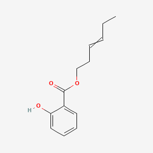 molecular formula C13H16O3 B8815355 Benzoic acid, 2-hydroxy-, (3Z)-3-hexenyl ester 