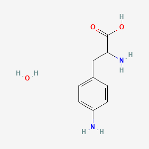 molecular formula C9H14N2O3 B8815387 4-Amino-L-phenylalanine hydrate 