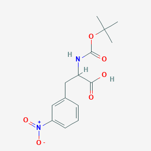 molecular formula C14H18N2O6 B8815399 Boc-3-Nitro-D-phenylalanine 