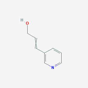 molecular formula C8H9NO B8815419 2-Propen-1-ol, 3-(3-pyridinyl)- 
