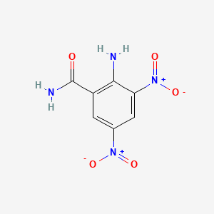 molecular formula C7H6N4O5 B8815448 2-Amino-3,5-dinitrobenzamide CAS No. 35041-16-8